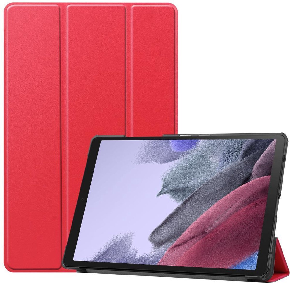 Cazy tablet Hoes geschikt voor Samsung Galaxy Tab A7 Lite - TriFold Bookcase - Rood