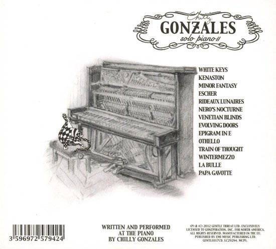 Solo Piano Ii, Chilly Gonzales | CD (album) | Musique | bol