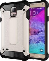 Voor Galaxy Note 4 / N910 Tough Armor TPU + pc combinatiebehuizing (grijs)