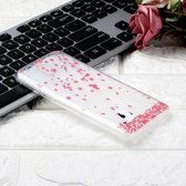 Voor Samsung Galaxy M31 gekleurd tekeningpatroon zeer transparant TPU beschermhoes (Sakura Cat)