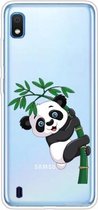Voor Samsung Galaxy A10 schokbestendig geschilderd TPU beschermhoes (Panda)