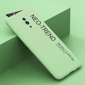 Voor OPPO Reno GKK vloeibare siliconen geverfde TPU-hoes (Matcha groen)