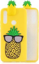 Voor Huawei P Smart Z 3D Cartoon patroon schokbestendig TPU beschermhoes (grote ananas)