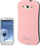 iFace Mall 3e serie urethaan. PC-materiaal beschermend omhulsel voor Galaxy SIII / i9300 (roze)