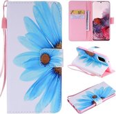 Voor Galaxy S20 Schilderen Horizontale Flip Leren Case met Houder & Kaartsleuf & Lanyard (Zonnebloem)