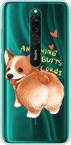 Voor Xiaomi Redmi Note 8 Lucency Painted TPU Protective (Corgi)