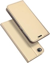 DUX DUCIS Skin Pro Series horizontale flip PU + TPU lederen hoes voor Xiaomi Redmi Go, met houder en kaartsleuven (goud)