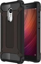 Voor Xiaomi Redmi Note 4 Tough Armor TPU + pc combinatiebehuizing (zwart)