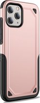 Apple iPhone 12 Pro Max Hoesje - Mobigear - Armor Serie - Hard Kunststof Backcover - Roségoud - Hoesje Geschikt Voor Apple iPhone 12 Pro Max