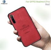 Voor OPPO Realme 6 Pro PINWUYO Zun-serie PC + TPU + huid Waterdicht en anti-val All-inclusive beschermende schaal (rood)