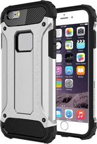 Voor iPhone 6 & 6s Tough Armor TPU + pc-combinatiehoes (zilver)