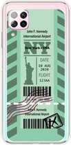 Voor Huawei P40 Lite 4G Boarding Card Series Pattern TPU beschermhoes (Green New York)