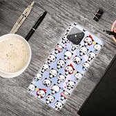 Voor Huawei Nova 8 SE schokbestendig geverfd transparant TPU beschermhoes (mini panda)