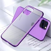 Voor iPhone 11 JOYROOM nieuwe mooie serie schokbestendige TPU-beplating beschermhoes (paars)