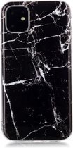 Voor iPhone 11 gekleurd tekeningpatroon IMD vakmanschap Soft TPU beschermhoes (zwart)