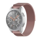 For Honor Magic Watch 2 / Galaxy Active2 Milan roestvrijstalen gaasband 22 mm (roze)