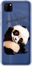 Voor Huawei Y5p / Honor 9S schokbestendig geverfd TPU beschermhoes (Fighting Panda)