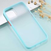 Voor iPhone 12 Pro Max Skin Feel-serie schokbestendig Frosted TPU + pc-beschermhoes (hemelsblauw)