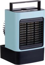 USB oplaadbare mini-airconditioner Home Bedroom Desk Fan (blauw)