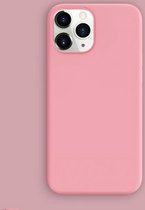 X-level Fancy Series vloeibare siliconen volledige dekking beschermhoes voor iPhone 12 Pro Max (roze)