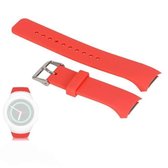 Effen kleur polsband horlogeband voor Galaxy Gear S2 R720 (meloenrood)