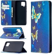 Voor Samsung Galaxy A42 5G Gekleurde Tekening Patroon Onzichtbare Magnetische Horizontale Flip PU Lederen Case met Houder & Kaartsleuven & Portemonnee (Kingdee)