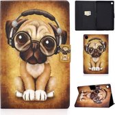 Voor Lenovo Tab M10 Plus TB-X606F Gekleurde Tekening Horizontale Flip Leren Case met Houder & Kaartsleuven & Slaap / Wekfunctie (Shar Pei)