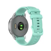 Voor Garmin siliconen smartwatch vervangende polsband, maat: 20 mm universeel (mintgroen)