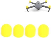 4 STUKS Motor Beschermhoes Motoren Siliconen Cap Beschermer voor DJI Mavic Pro (Geel)