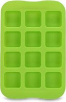 2 STUKS Siliconen Chocoladevorm Lade Creatieve Geometrie Vormige Ijsblokje Taartversieringsvorm, Vorm: Vierkant (Groen)