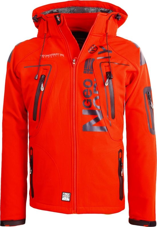 Geographical Norway Softshell Jas Heren Rood Techno - S