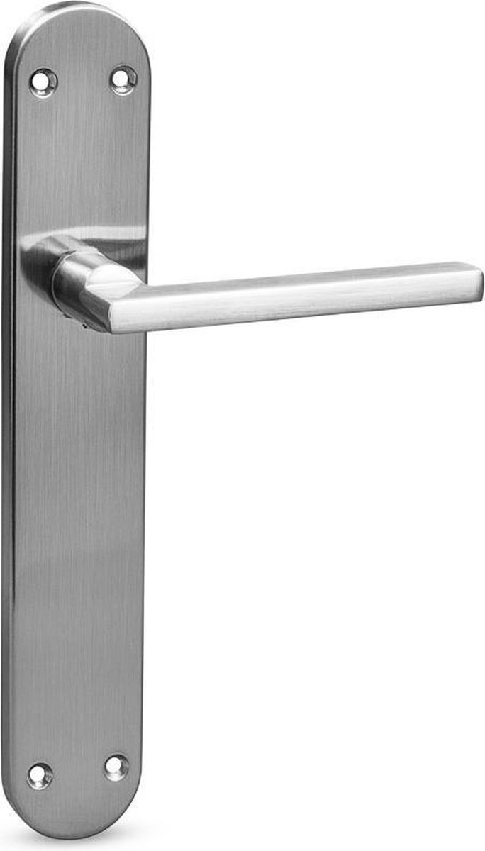 Deurkruk RVS ovaal A blind 250 x 42mm
