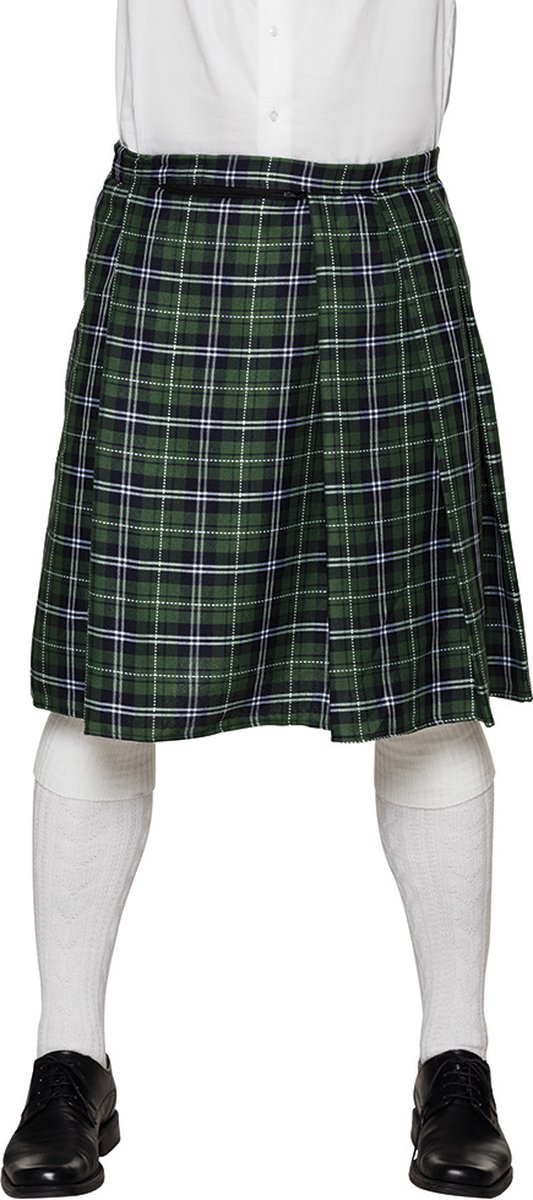 Kilt ecossais vert pour homme Habillage vestimentaire Costumes de carnaval bol