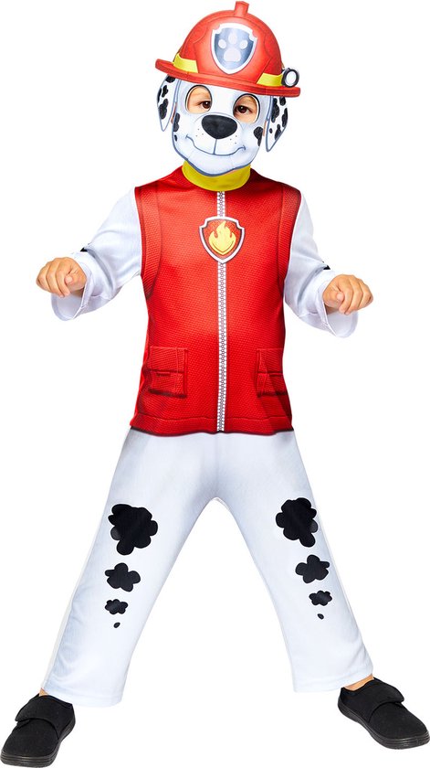 PAW Patrol - Verkleedkleding - Marshall - Kinderen - 92/104 (3-4 jaar)