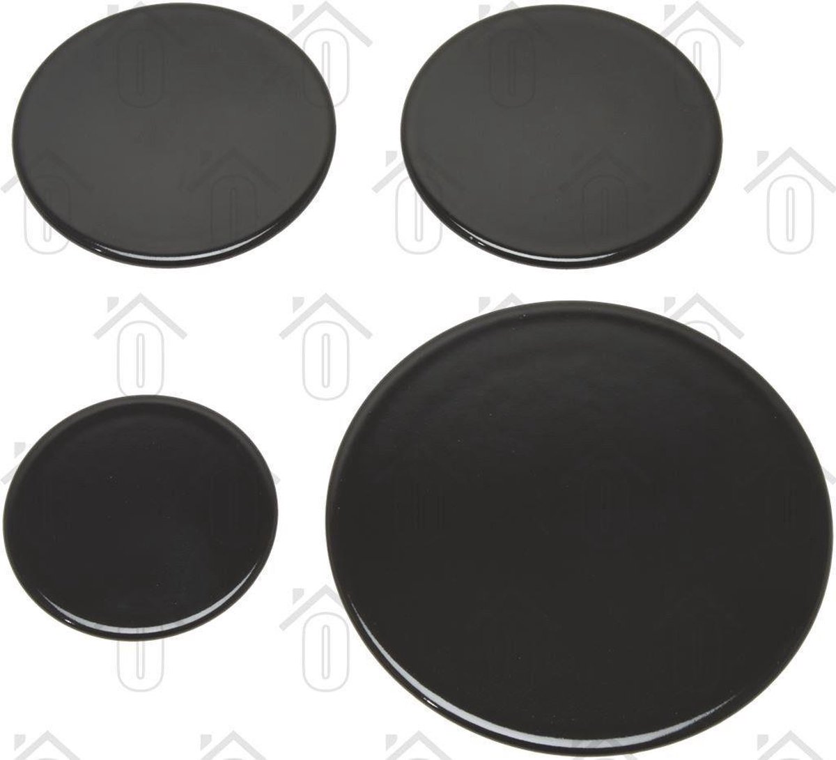 Zanussi Branderdeksel 55mm sudder, emaille ZCM6651W, ZCM6606X 3540006081