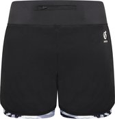 Dare 2b - Pantalon de sport 2 couches pour femmes Outrun Ladies avec intérieur serré - Zwart/ imprimé zèbre - Taille 44