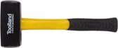 Toolland Moker, stalen kop 2000 g, glasvezelsteel voor kracht & duurzaamheid, geel/zwart