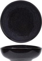 Cosy en Trendy Black Granite - Kommetje - Zwart - D14cm - Porselein - (set van 6) en Yourkitchen E-kookboek