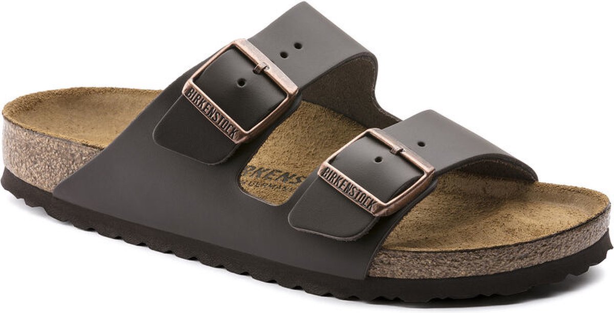 Birkenstock -Heren donker pantoffels & slippers Bruin