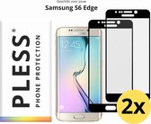 Samsung S6 Edge Screenprotector Glas - 2x - Pless®