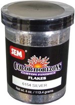 SEM Color Horizons Custom Finish Metal Flakes (Glitters) 06154 SILVER