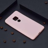 Voor Huawei Mate 20 Candy Color TPU Case (roze)