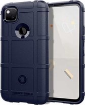 Voor Google Pixel 5 volledige dekking schokbestendige TPU-hoes (blauw)