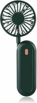 LN2 Hangende nek Kleine ventilator Outdoor Opvouwbare USB Luie handventilator (groen)