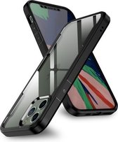 Voor iPhone 12/12 Pro Freelander schokbestendig TPU + pc-hoesje (zwart)