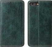 Voor iPhone 7/8 Retro Boomschors Textuur PU Magnetische Horizontale Flip Leren Case met Houder & Kaartsleuven & Portemonnee (Groen)