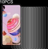 Voor LG K51S 10 STUKS 0.26mm 9 H 2.5D Gehard Glas Film