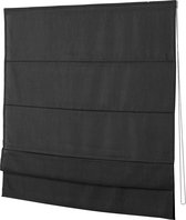 Lichtdoorlatend Vouwgordijn Donkergrijs - 80x180cm - Raambekleding - Intensions