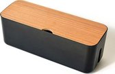 Mobigear CableBox Wood - Zwart