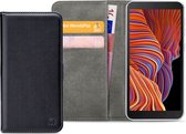 Samsung Galaxy Xcover 5 Bookcase hoesje - Mobilize - Effen Zwart - Kunstleer